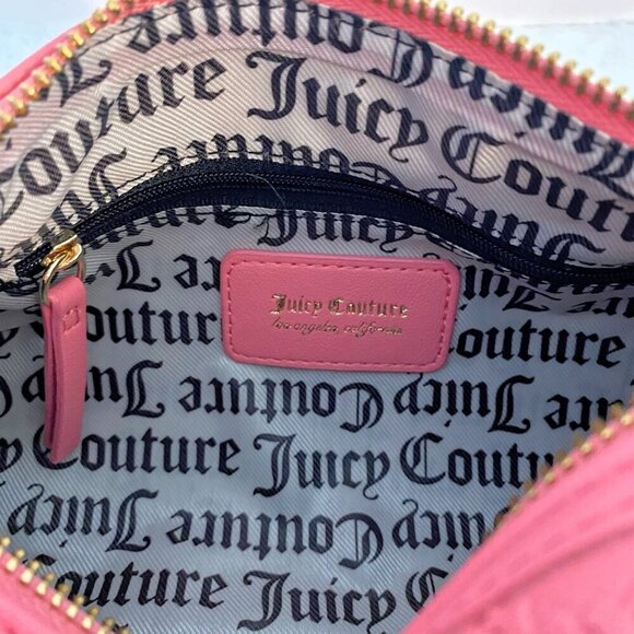 Juicy Couture Pink String Of Pearls Roll Crossbody Handbag Purse NWT - Picture 7 of 9